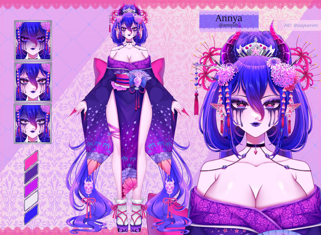 Reference Sheet made by @LadyKamimi